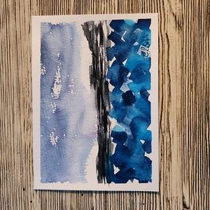 Diamond Beach Iceland - Watercolor Original